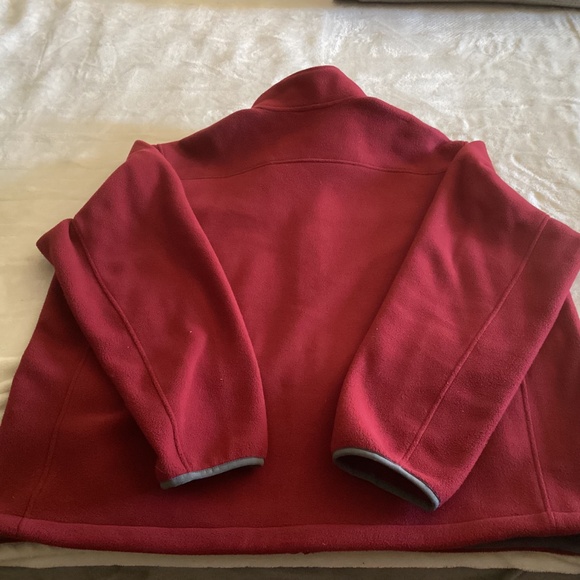 Lands’ End Men Fleece Jacket with Side Pockets and Full length zipper - Picture 5 of 8